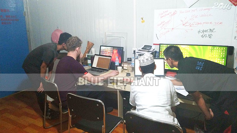 客户考察蓝狮注册